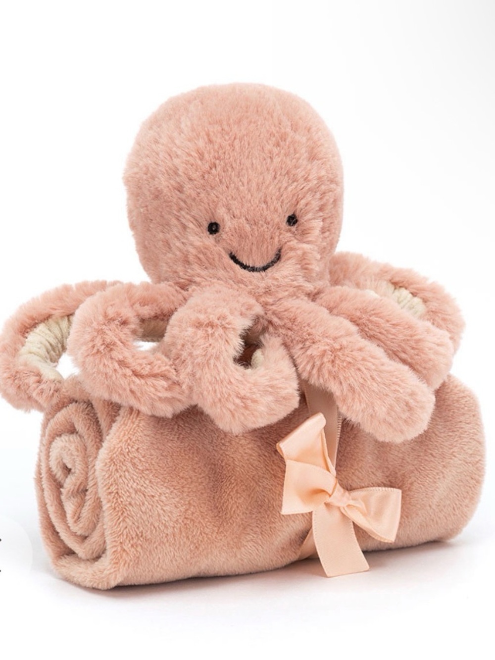 NWOT Jellycat Odell Octopus Baby Lovey Security Blanket Plush